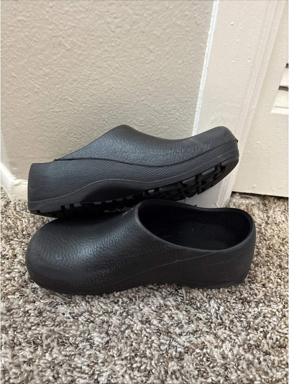Birkenstock Profi Birki Women's Size 7 Black Walking Nursing Work Clogs Shoes